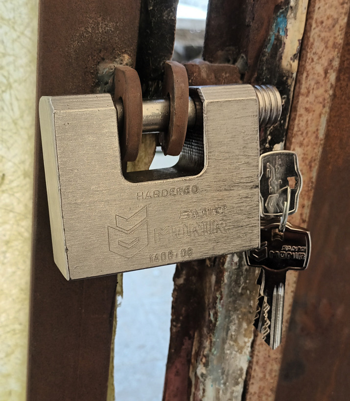 قفل کتابی سایز ۸۵ منیر