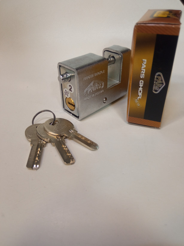 قفل کتابی روکشدار پارس