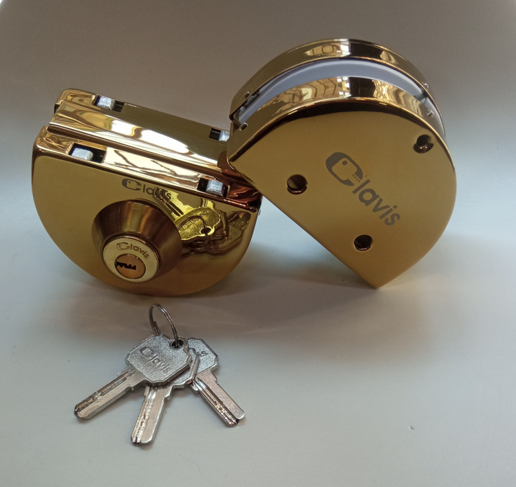 قفل شیشه میرال لوکس طلایی