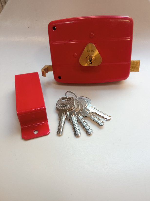 قفل حیاطی کلید دو شیار گلین