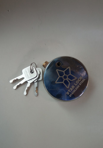 قفل گرد پشت بسته