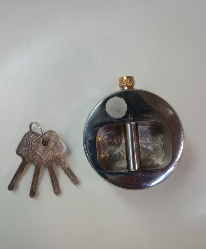 قفل گرد پشت بسته کلید سولکسی